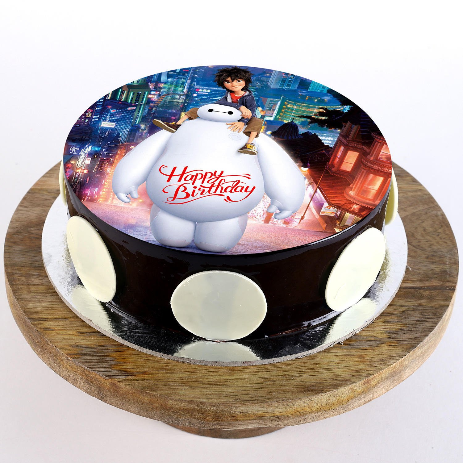 Buy Big Hero Chocolate Round Photo Cake Online in Gurugram : From VIBH  Gurugram